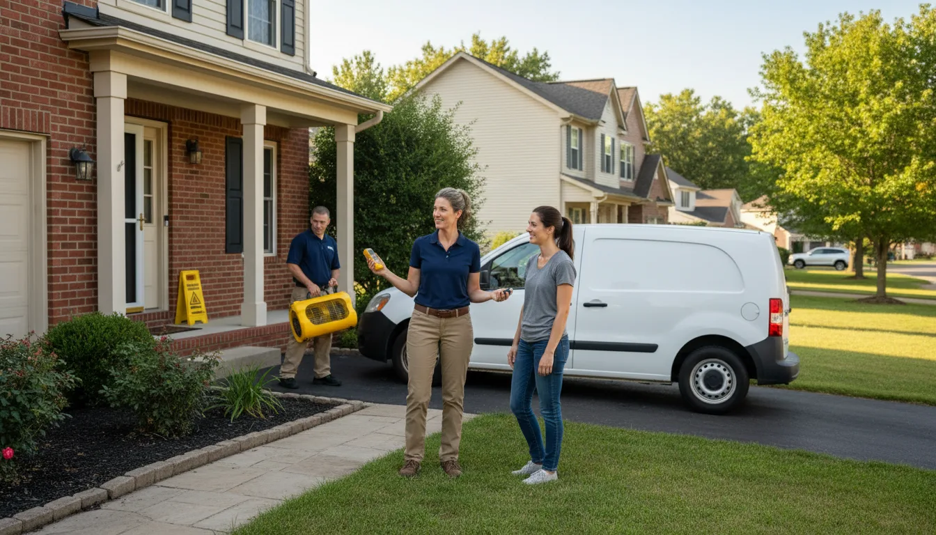 Water restoration image for Emergency Water Damage Restoration in Diamond City, AR